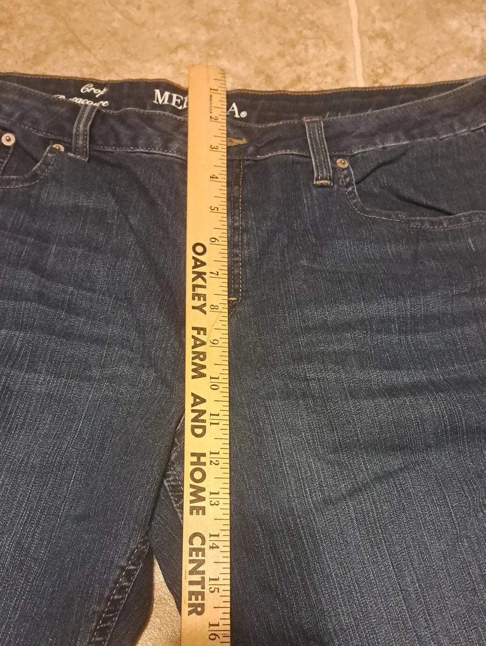 Merona Women's Indigo Skinny Jeans. Size 18R.